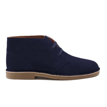 vue exterieure chukka boots daim bleu jules & jenn