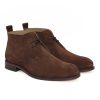 desert boots cuir daim marron jules & jenn