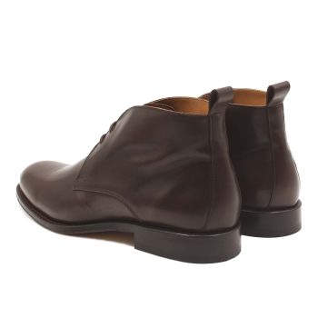 vue arriere desert boots cuir marron jules & jenn