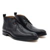 desert boots cuir noir jules & jenn