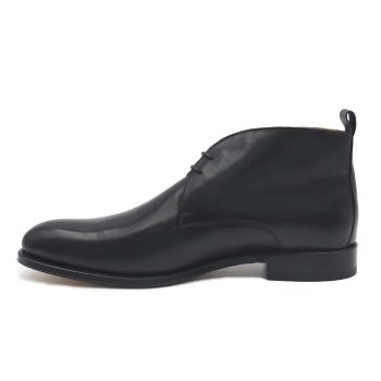 vue interieure desert boots cuir noir jules & jenn