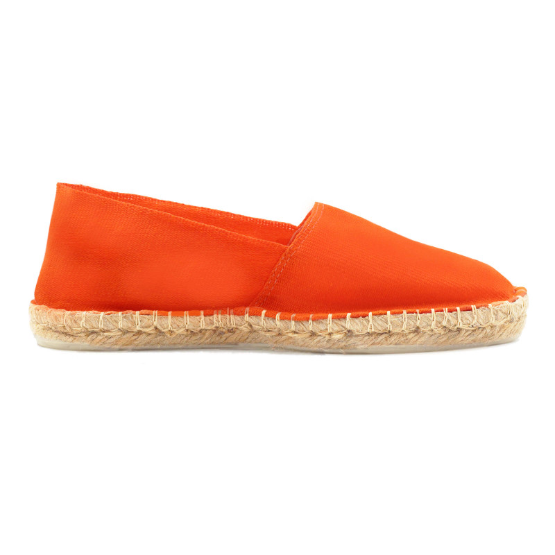 vue interieur espadrilles toile coton orange jules & jenn