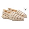 espadrilles toile coton rayées beige jules & jenn