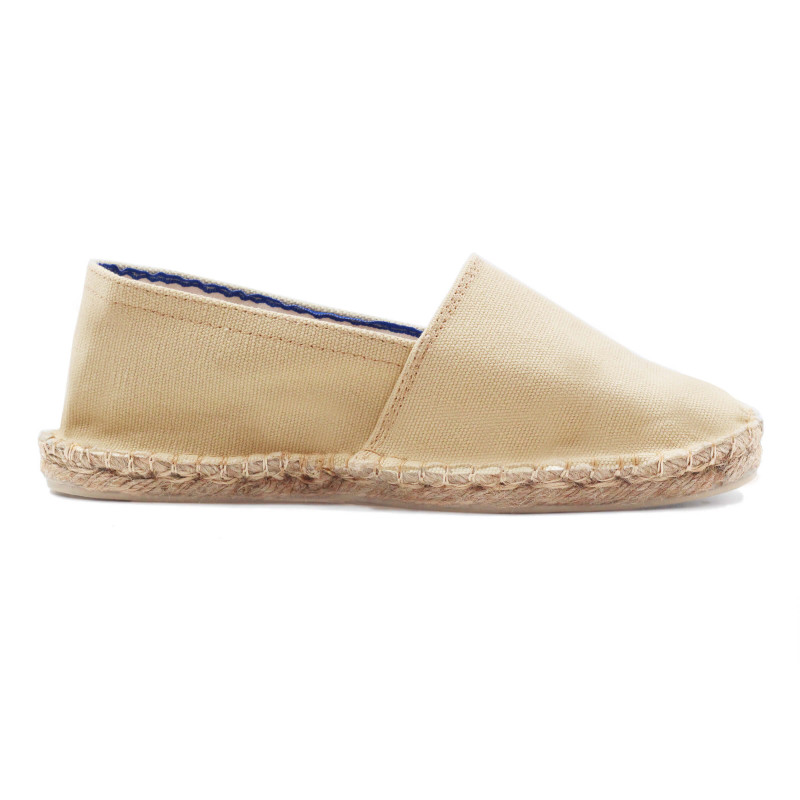 vue interieur espadrilles toile coton recyclé beige jules & jenn