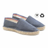 espadrilles toile coton recyclé rayées bleu jules & jenn