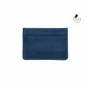 porte-cartes cuir upcyclé bleu jules & jenn