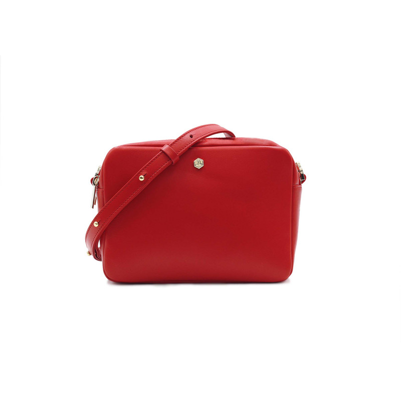 sac gabrielle cuir rouge jules & jenn