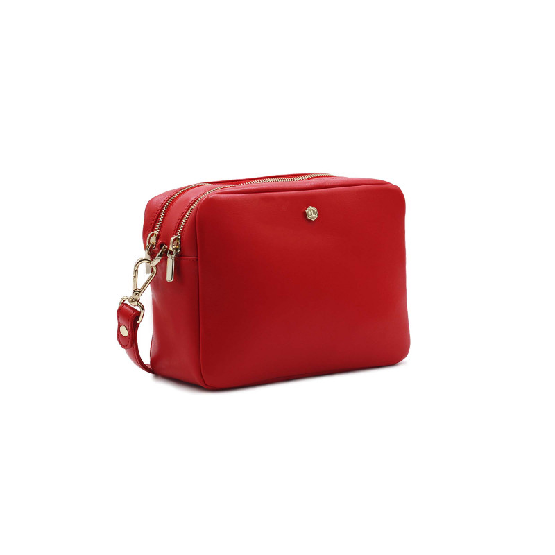 vue avant sac gabrielle cuir rouge jules & jenn