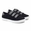 baskets a scratch cuir daim noir & argente jules & jenn