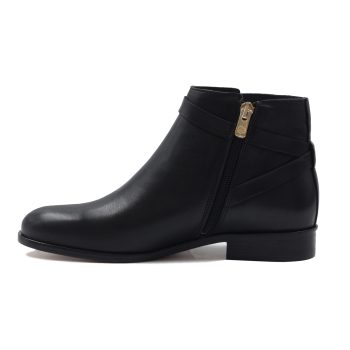 vue interieur bottines cavalieres plates cuir noir jules & jenn