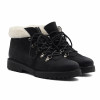 bottines fourrees cuir nubuck noir jules & jenn
