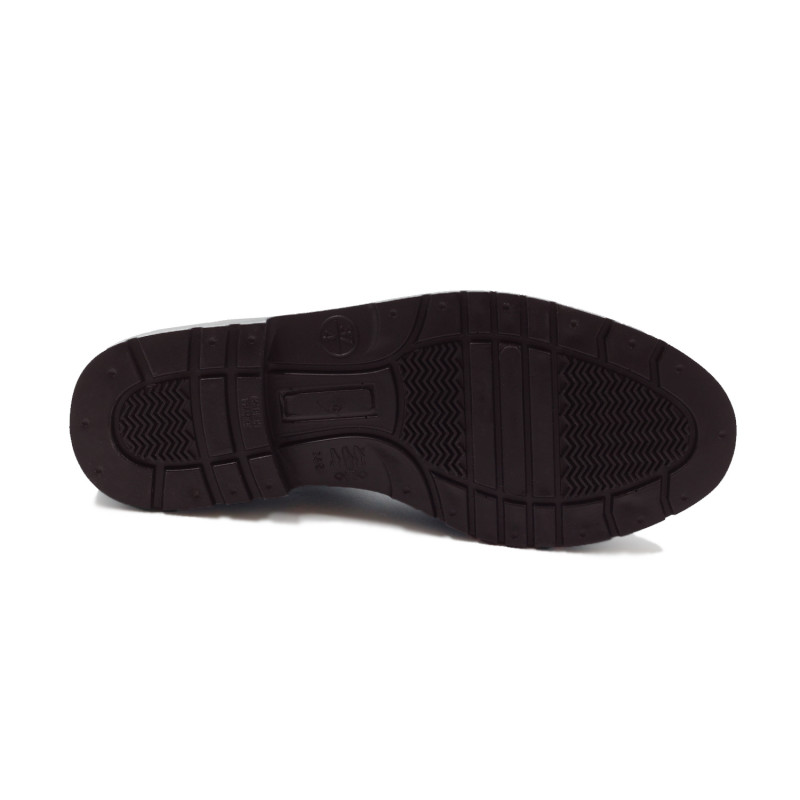 vue dessous bottines de pluie caoutchouc marron & bronze jules & jenn