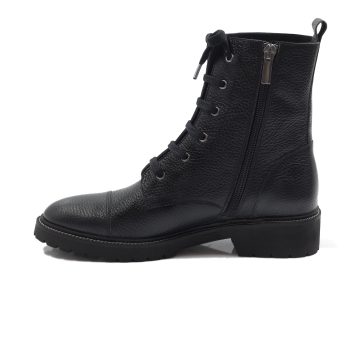 vue interieur bottines ranger cuir graine noir jules & jenn