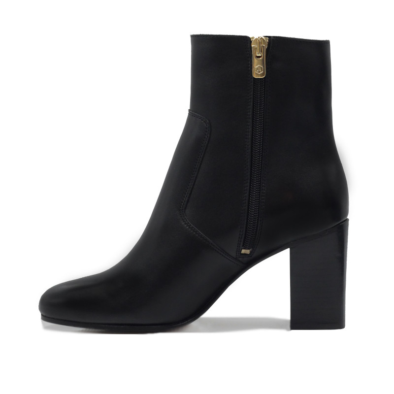 vue interieur bottines talon essentielles cuir noir