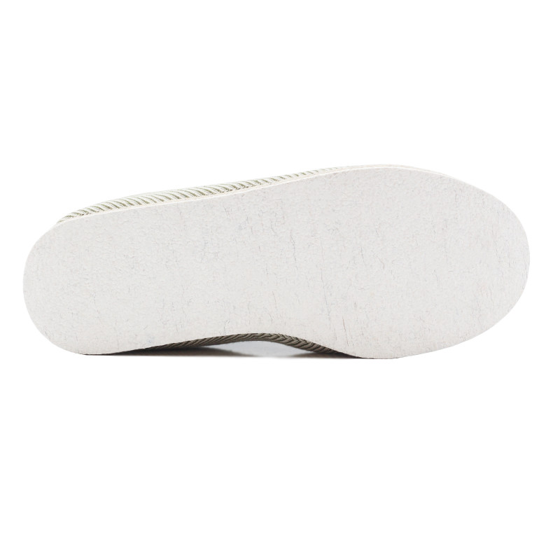 vue dessous charentaises blanc kaki jules & jenn