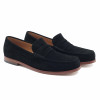 mocassins urbains cuir daim noir jules & jenn