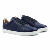 baskets made in france cuir graine bleu jules & jenn