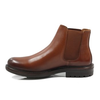 vue interieur chelsea boots basses cuir cognac jules & jenn