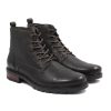 vue face ranger boots cuir graine kaki jules jenn