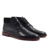 bottillons courts homme cuir noir jules & jenn