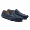 mocassins homme cuir graine bleu jules & jenn
