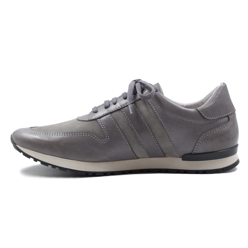 vue interieur sneakers cuir daim gris jules & jenn