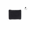 pochette cuir graine upcycle noir petit modele jules & jenn