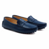 mocassins femme cuir graine bleu jules & jenn