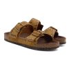 mules liege cloutees cuir daim camel jules & jenn