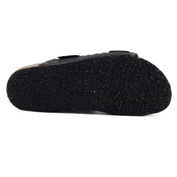 vue dessous mules liege cloutees cuir noir jules & jenn