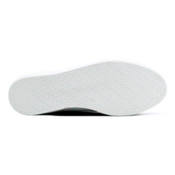 vue dessous baskets a scratch fibre de mais blanc & camel jules & jenn