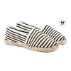 espadrilles toile coton noir dore jules & jenn