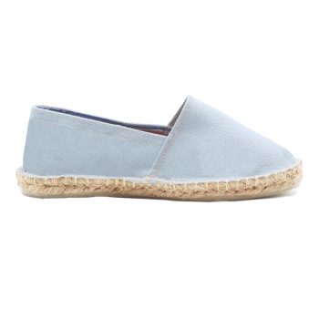 vue interieur espadrilles toile coton recycle bleu clair jules & jenn