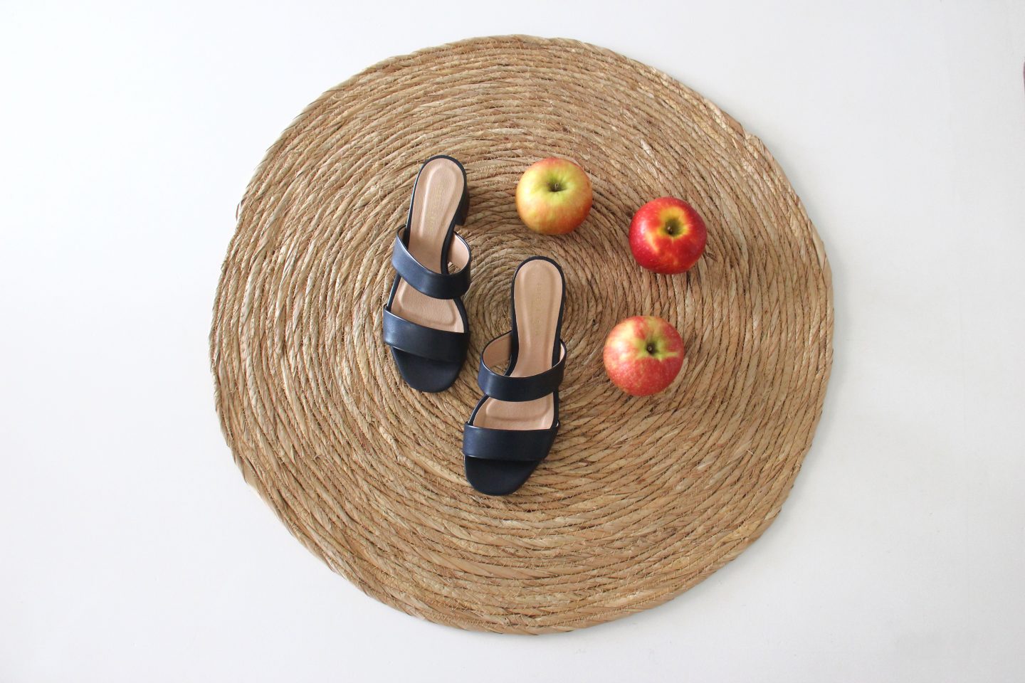mules talon bandeau fibre pomme jules & jenn