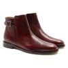 boots boucle cuir marron jules & jenn