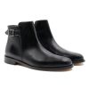 boots boucle cuir noir jules & jenn