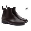 boots de pluie caoutchouc marron