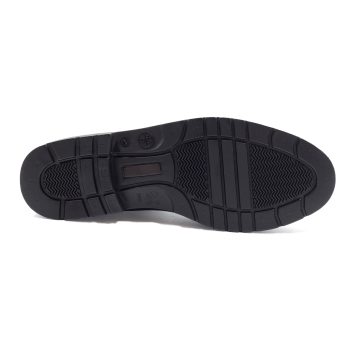 vue dessous boots de pluie caoutchouc marron