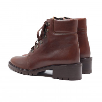 vue arriere bottillons montagne cuir camel jules & jenn