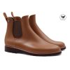 bottines pluie caoutchouc camel jules jenn