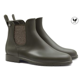 bottines de pluie kaki jules & jenn