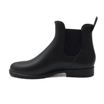 vue interieur bottines de pluie caoutchouc noir jules & jenn