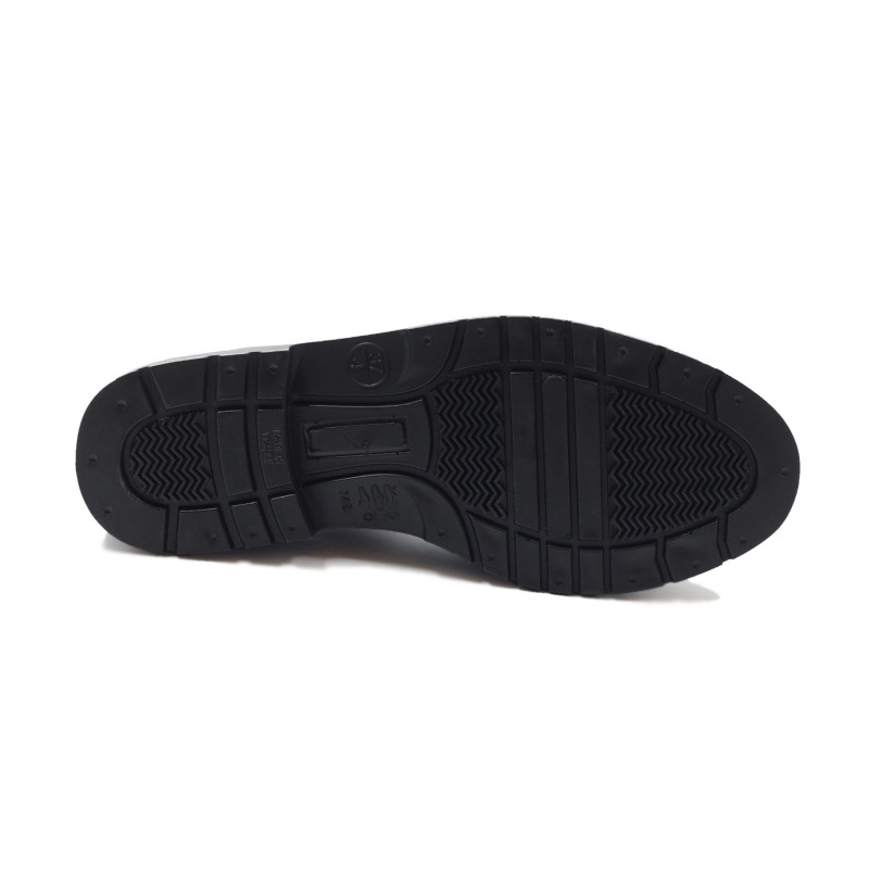 vue dessous bottines de pluie caoutchouc noir jules & jenn