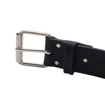 vue boucle ceinture cloutee cuir noir jules & jenn