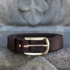 vue posee ceinture essentielle cuir marron jules & jenn