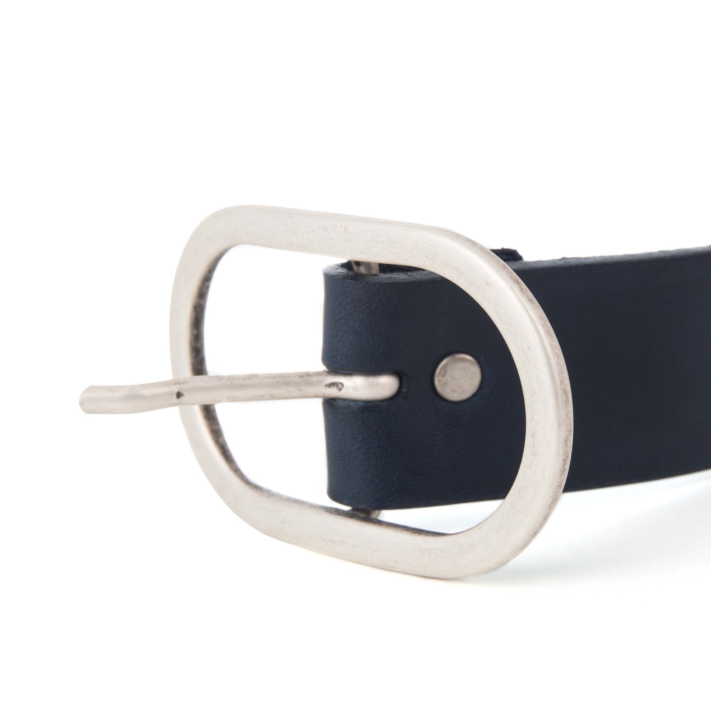 ceinture femme de peau bleu WB-SNAKE-JEANS