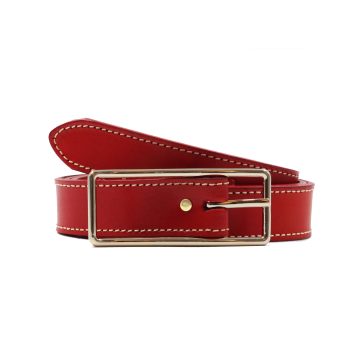 ceinture papillon cuir rouge jules & jenn