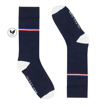 vue coté chaussettes coton bleu jules & jenn