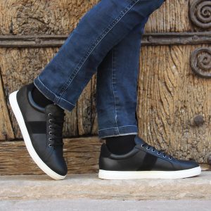 vue portee chaussettes coton noir jules & jenn