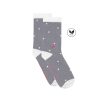 chaussettes pois coton gris blanc jules & jenn